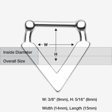 Detail View 1 of Urban Chevron Arrow Septum Clicker
